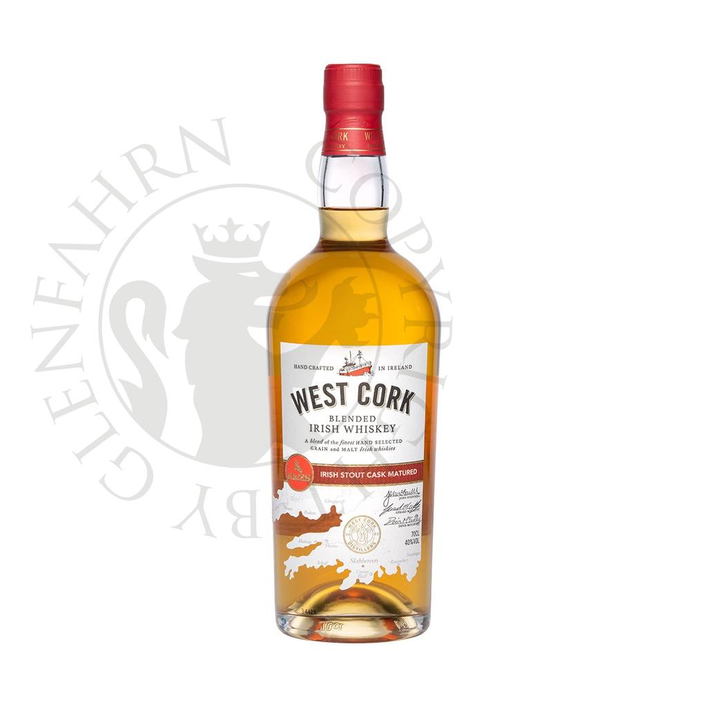 West Cork Irish Stout Cask Matured Blended Irish Whiskey 70cl