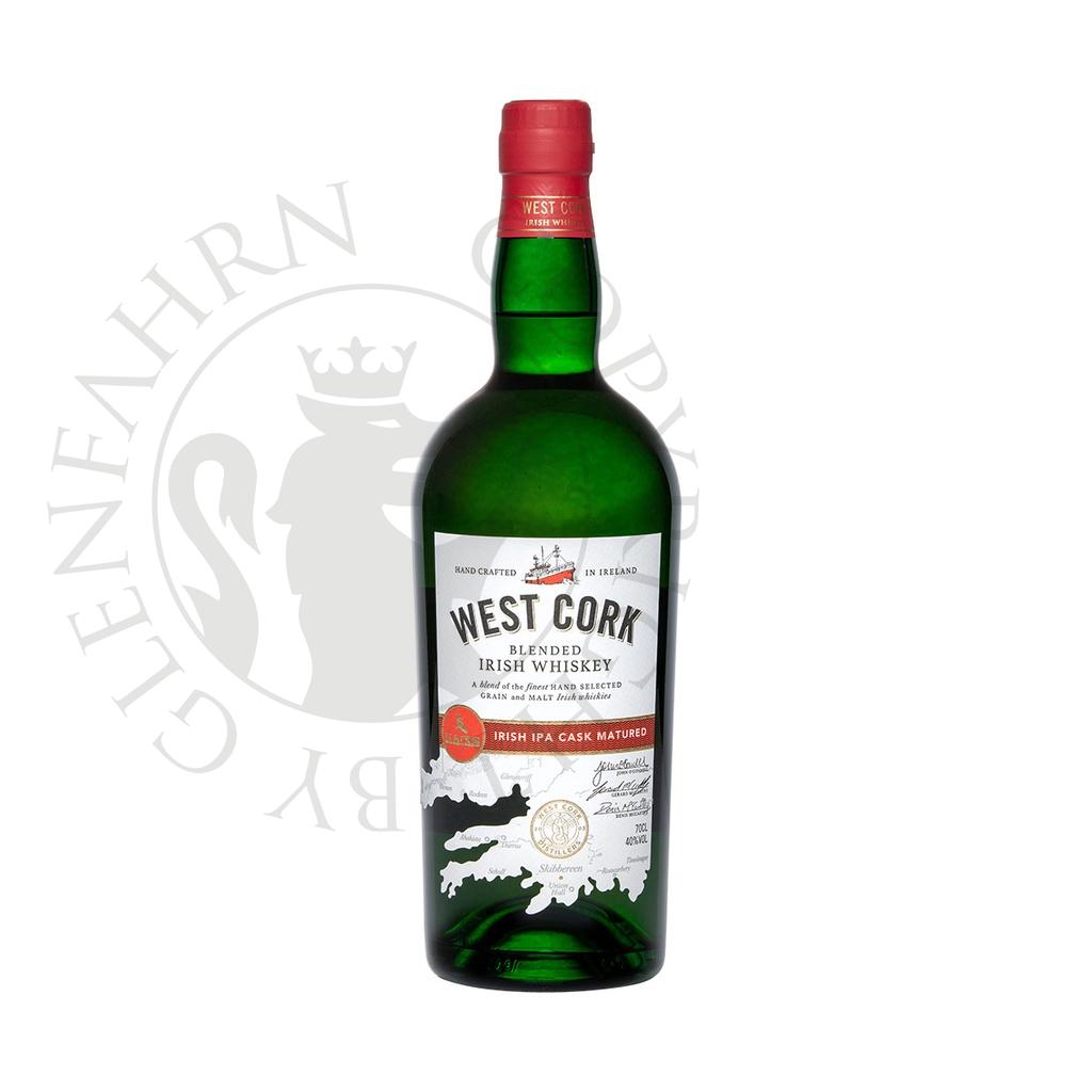 West Cork Irish IPA Cask Matured Blended Irish Whiskey 70cl