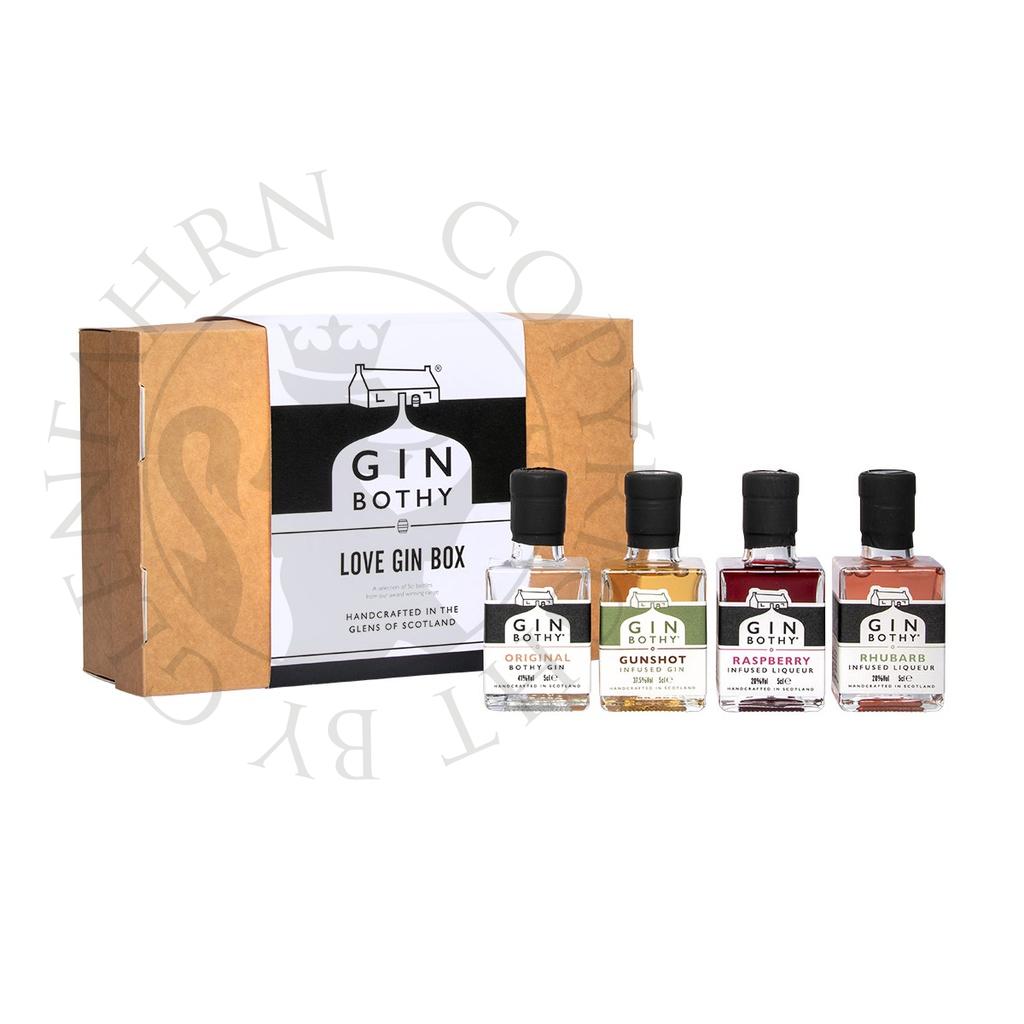Gin Bothy Love Gin Miniature Box 4x5cl