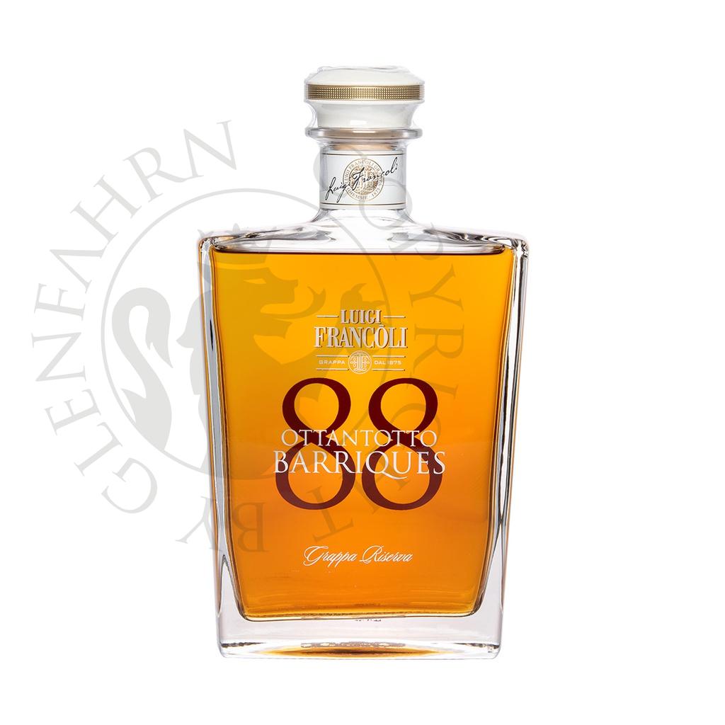 Luigi Francoli Ottantotto 88 Barriques Grappa Riserva Nebbiolo 20cl DEGU