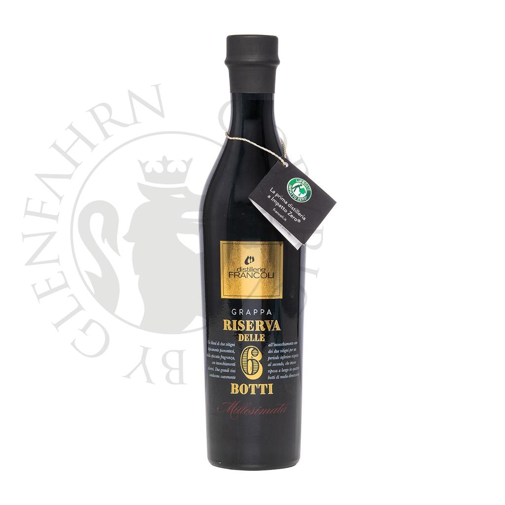 Francoli Grappa Riserva delle 6 Botti 20cl DEGU
