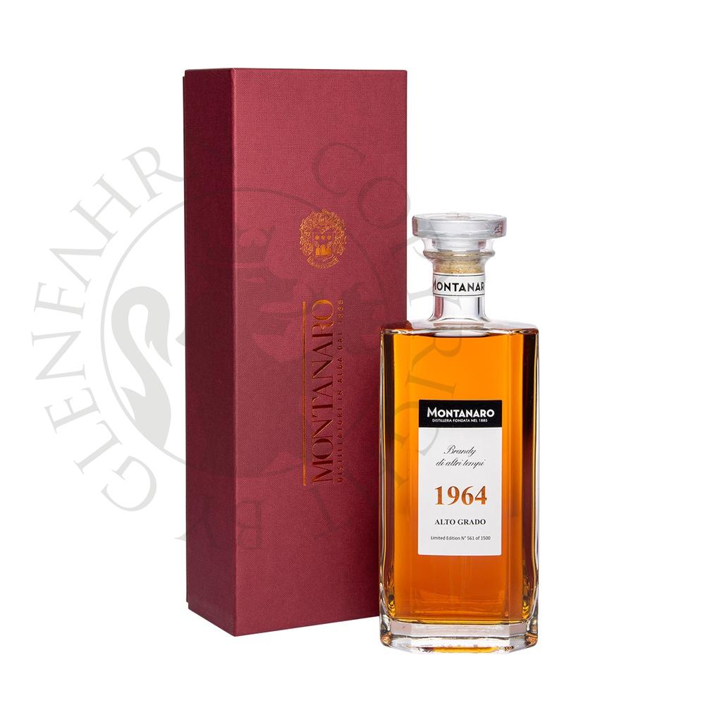 Montanaro 1964 Acquavite di Vino Alto Grado Brandy di Altri Tempi 20cl DEGU