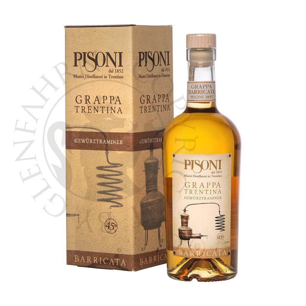Pisoni Grappa Barricata Gewürztraminer 20cl DEGU