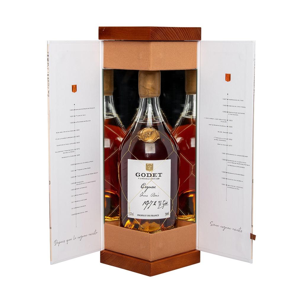 Godet 1972 Fins Bois Cognac Millesime 70cl