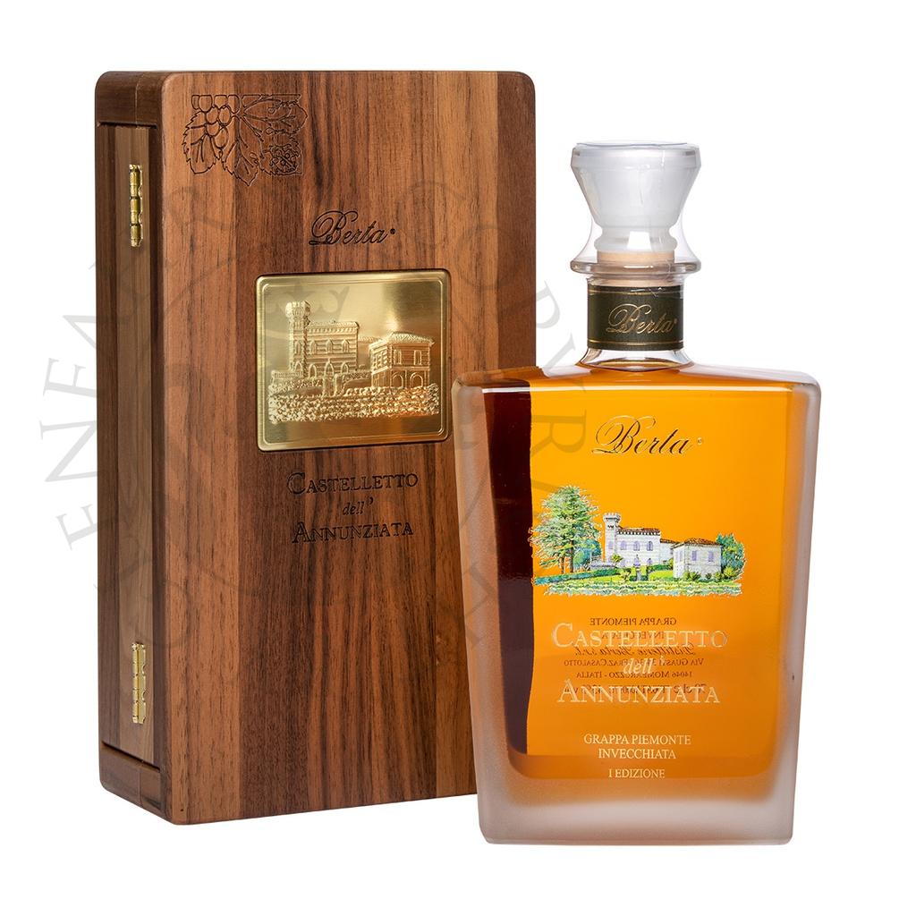 Berta Castelletto dell' Annunziata Grappa Riserva di Barbera Nebbiolo Moscato 70cl