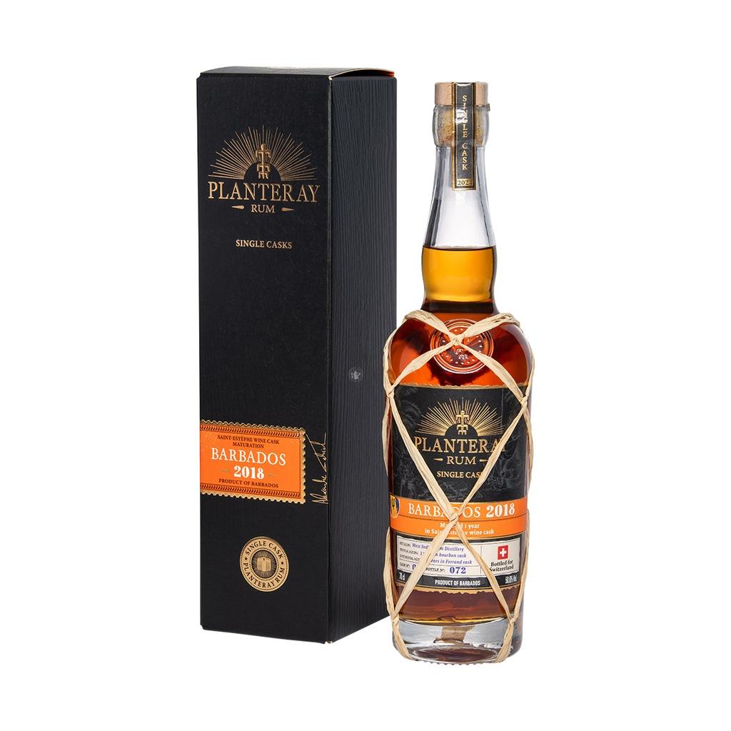 Barbados 2018 6y Cask#6 Saint-Estèphe Wine Cask Finish Planteray Rum 70cl