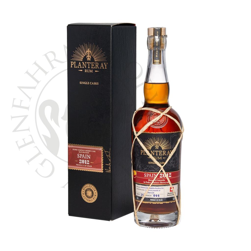 Spain 2012 12y Cask#29 Pedro Ximénez Sherry Cask Finish Planteray Rum 70cl