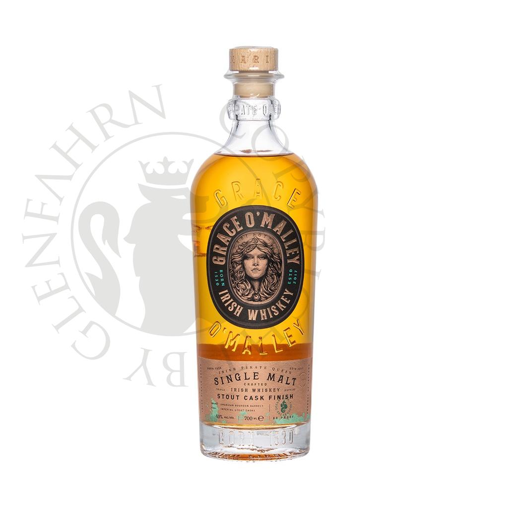 Grace O'Malley Stout Cask Finish Single Malt Irish Whiskey 70cl