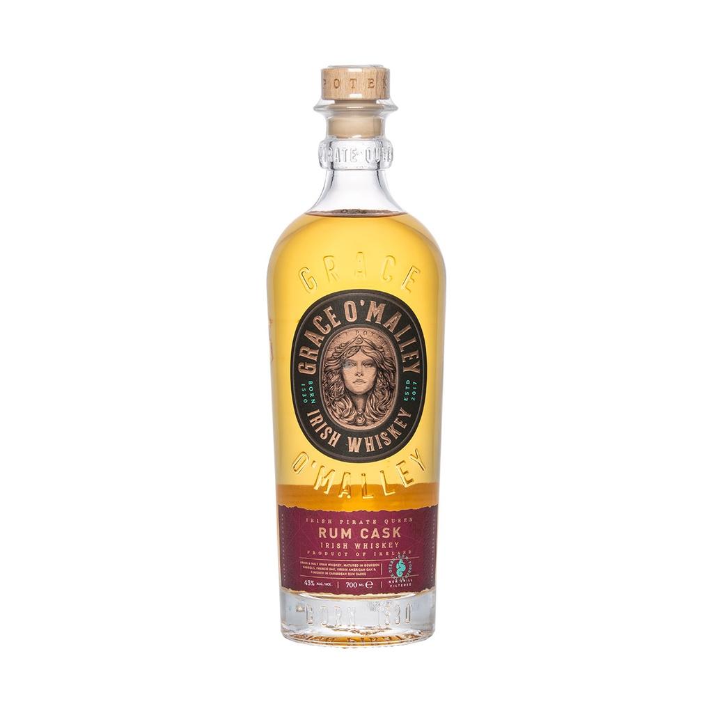 Grace O'Malley Rum Cask Blended Irish Whiskey 70cl