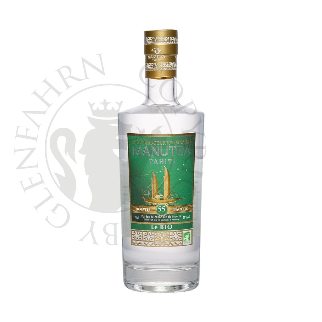Manutea Le BIO Rhum Blanc Pur Jus de Canne Tahiti 70cl