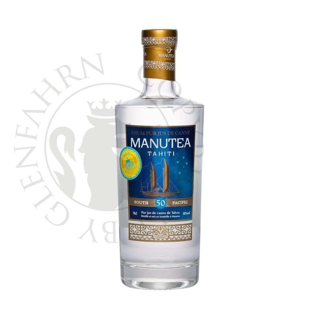 Manutea 50 Rhum Blanc Pur Jus de Canne Tahiti 70cl