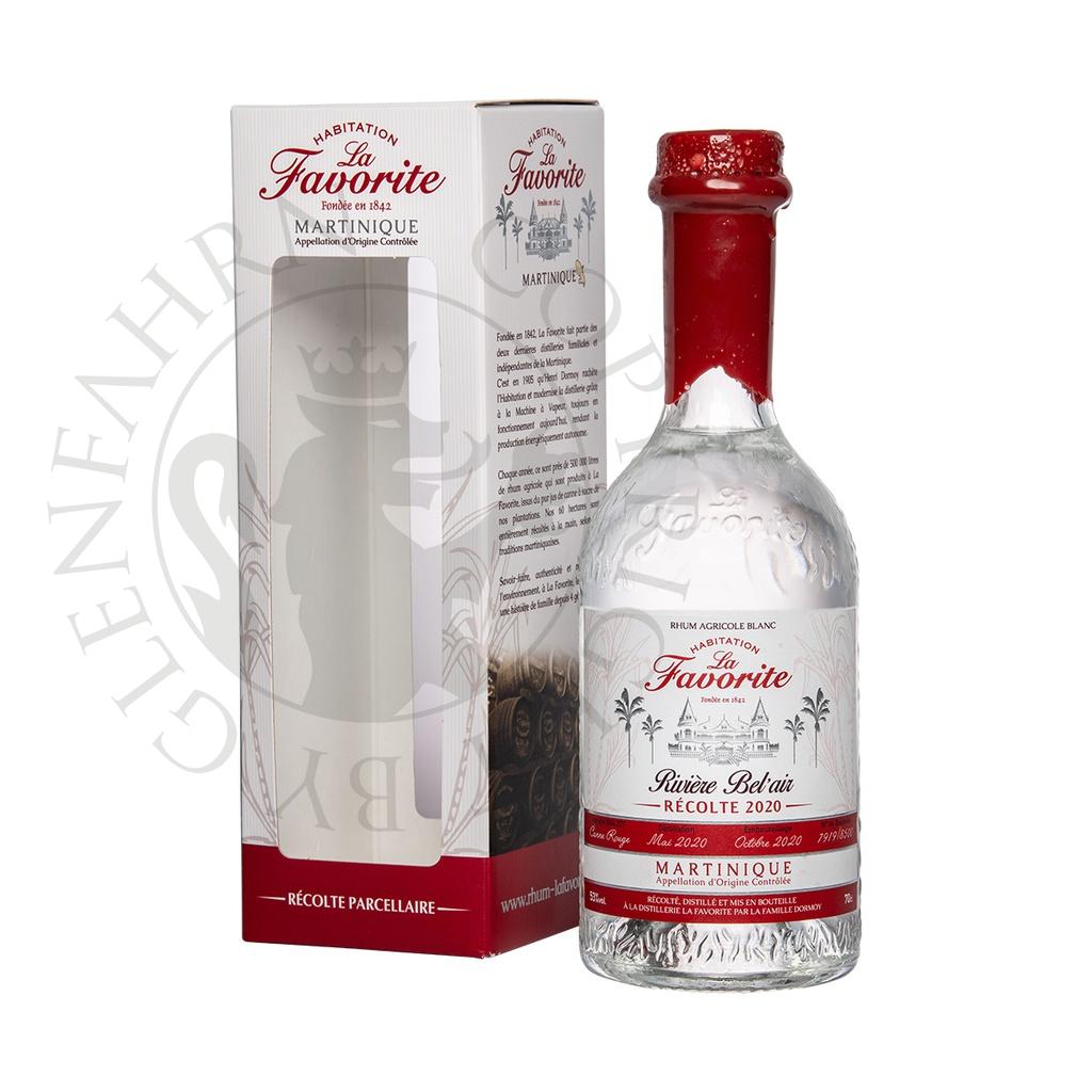 La Favorite Rivière Bel'air Canne Rouge 2020 Rhum Agricole Blanc 70cl