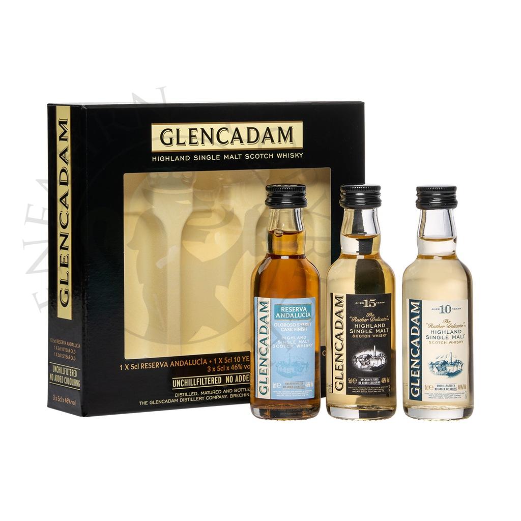 Glencadam Miniatures Triple Pack Reserva Andalucia, 10y, 15y 3x5cl