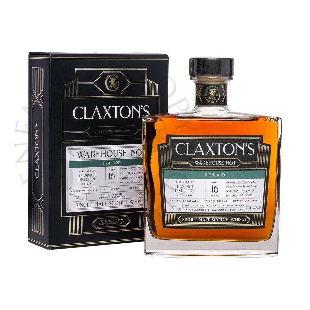 Teaninich 2007 16y Cask#C23100 Warehouse No.1 Claxton's Single Malt Scotch Whisky 20cl DEGU