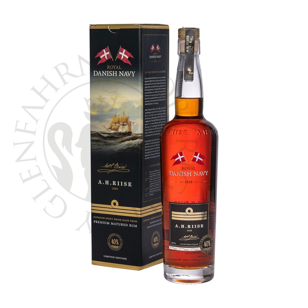 A.H. Riise Royal Danish Navy Rum Spirit Drink 70cl