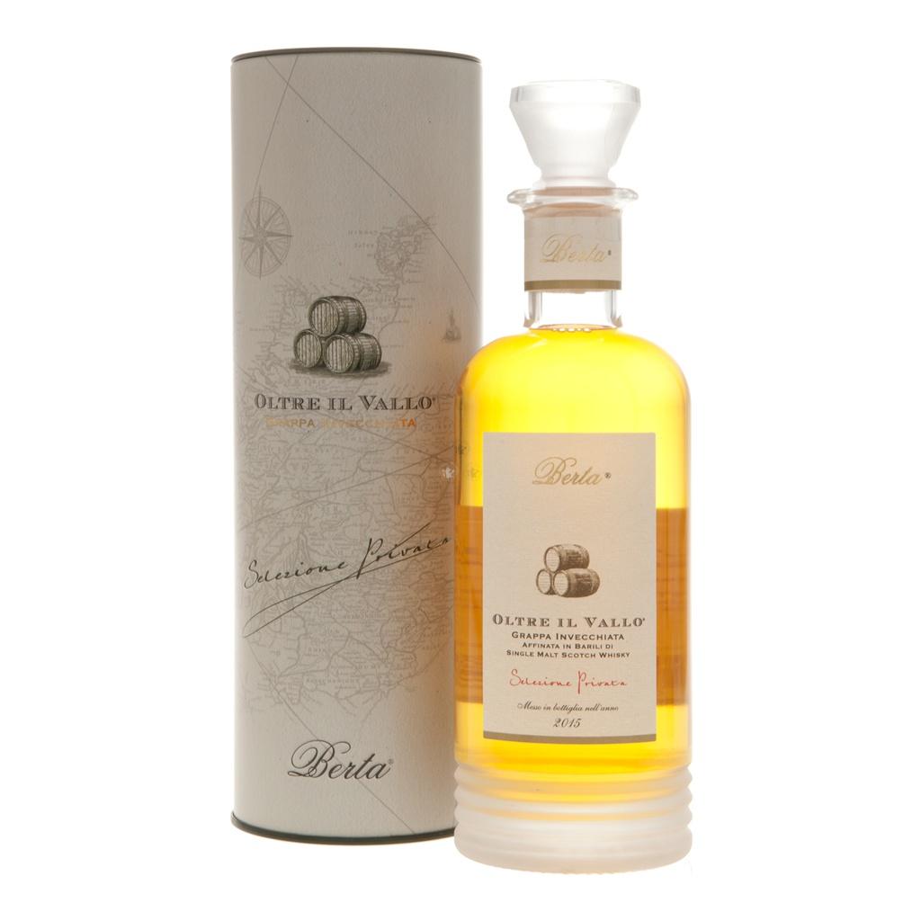 Berta Oltre il Vallo Grappa Invecchiata Affinata in Barili di Single Malt Whisky 70cl