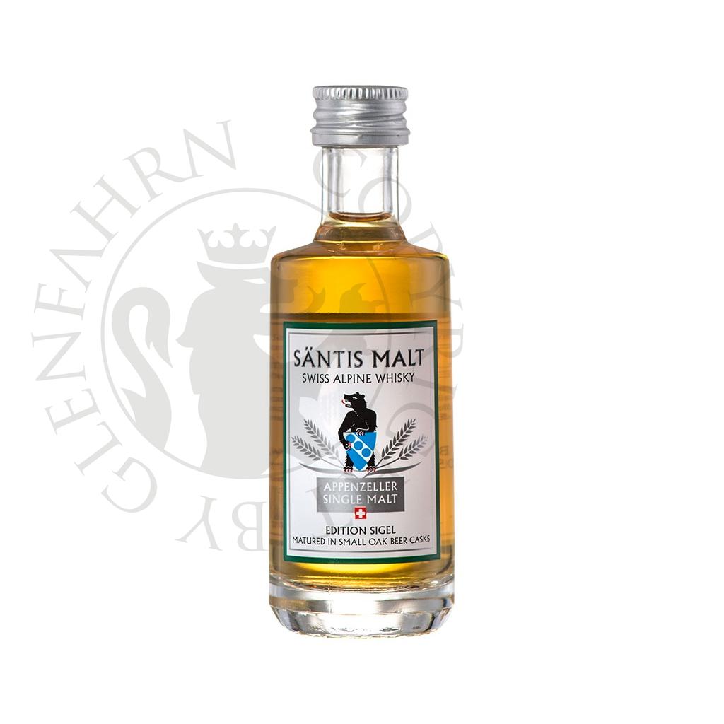 Säntis Malt Edition Sigel Miniature Single Malt Swiss Alpine Whisky 4cl