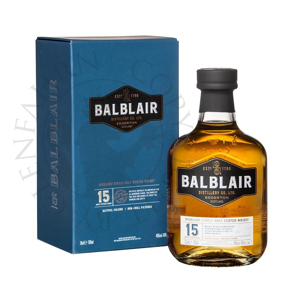 Balblair 15y Highland Single Malt Scotch Whisky 70cl
