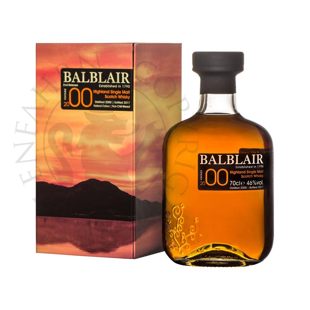 Balblair 2000 2nd Release bot.2017 Single Malt Scotch Whisky 70cl
