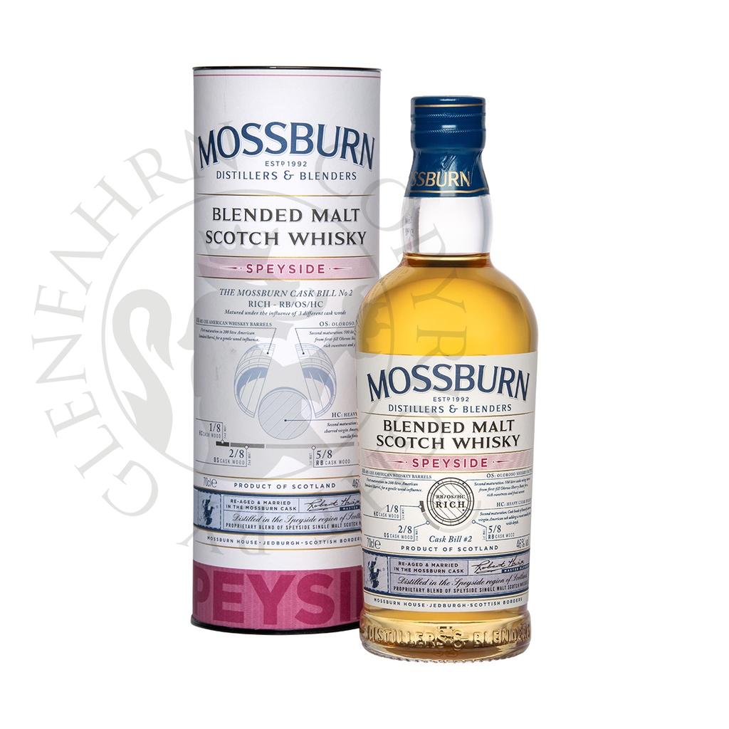 Speyside Blended Malt Scotch Whisky Cask Bill No.2 Signature Casks Mossburn 70cl