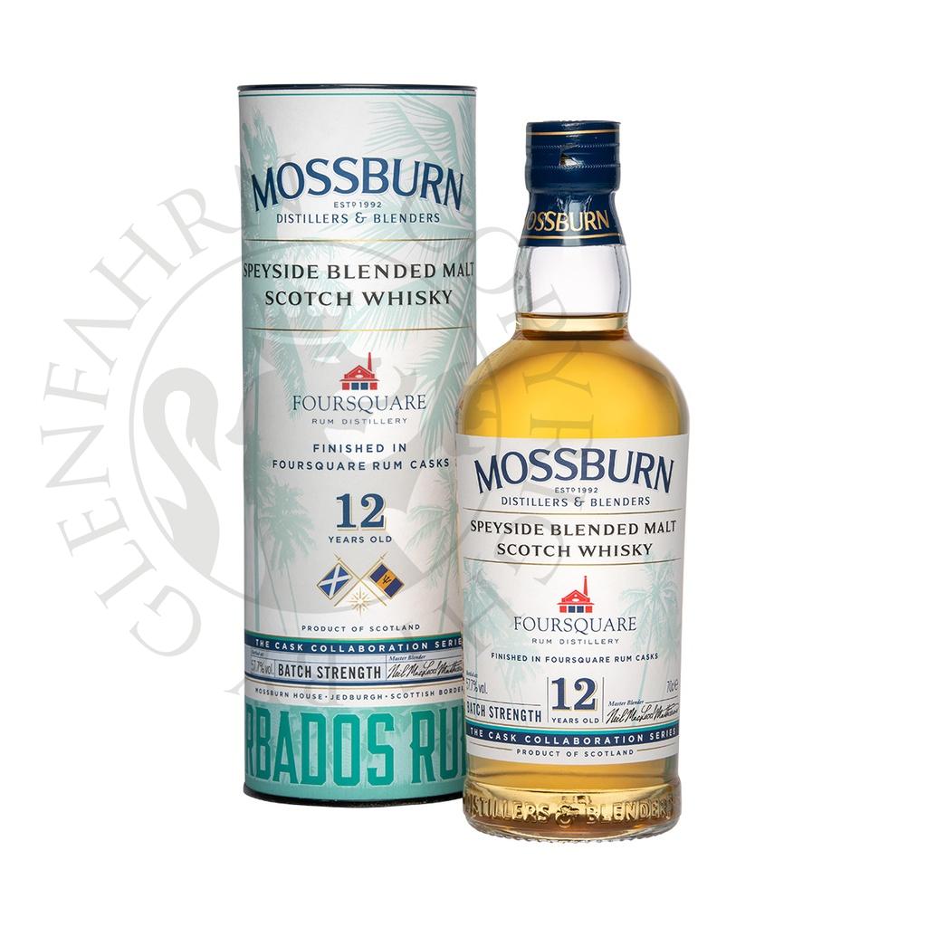 Speyside 12y Blended Malt Scotch Whisky 12y Foursquare Rum Cask Collaboration Mossburn 70cl