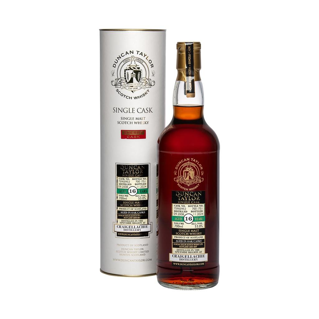 Craigellachie 2008 16y Cask#75900953 Single Cask Duncan Taylor Single Malt Scotch Whisky 70cl