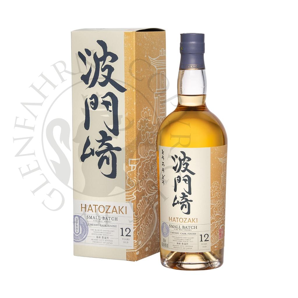 Hatozaki 12y Small Batch Pure Malt Umeshu Cask Finish Blended Malt Japanese Whisky 20cl DEGU