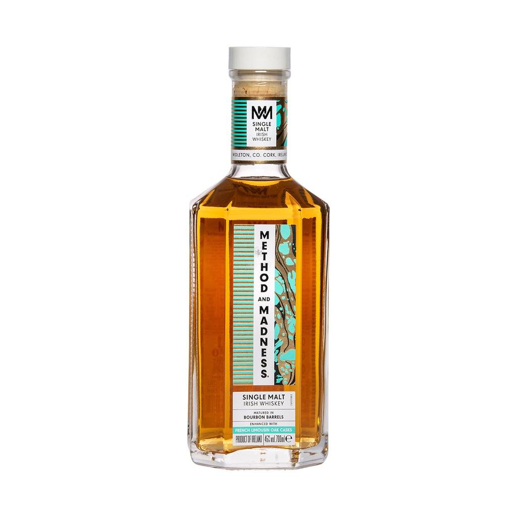 Method and Madness Finished in French Limousin Oak Casks Single Malt Irish Whiskey 70cl