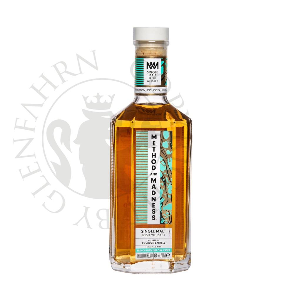 Method and Madness Finished in French Limousin Oak Casks Single Malt Irish Whiskey 70cl
