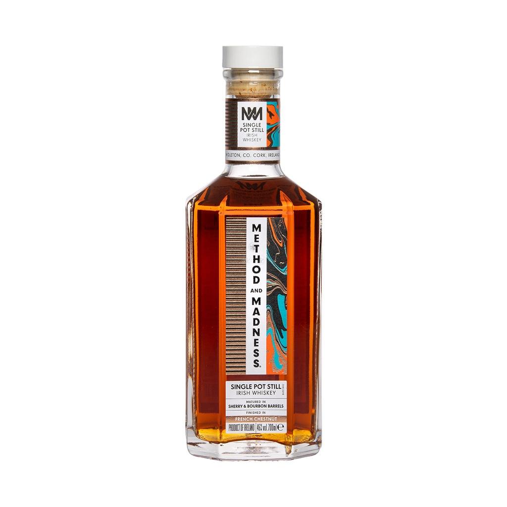 Method and Madness Finished in French Chestnut Casks Single Pot Still Irish Whiskey 70cl