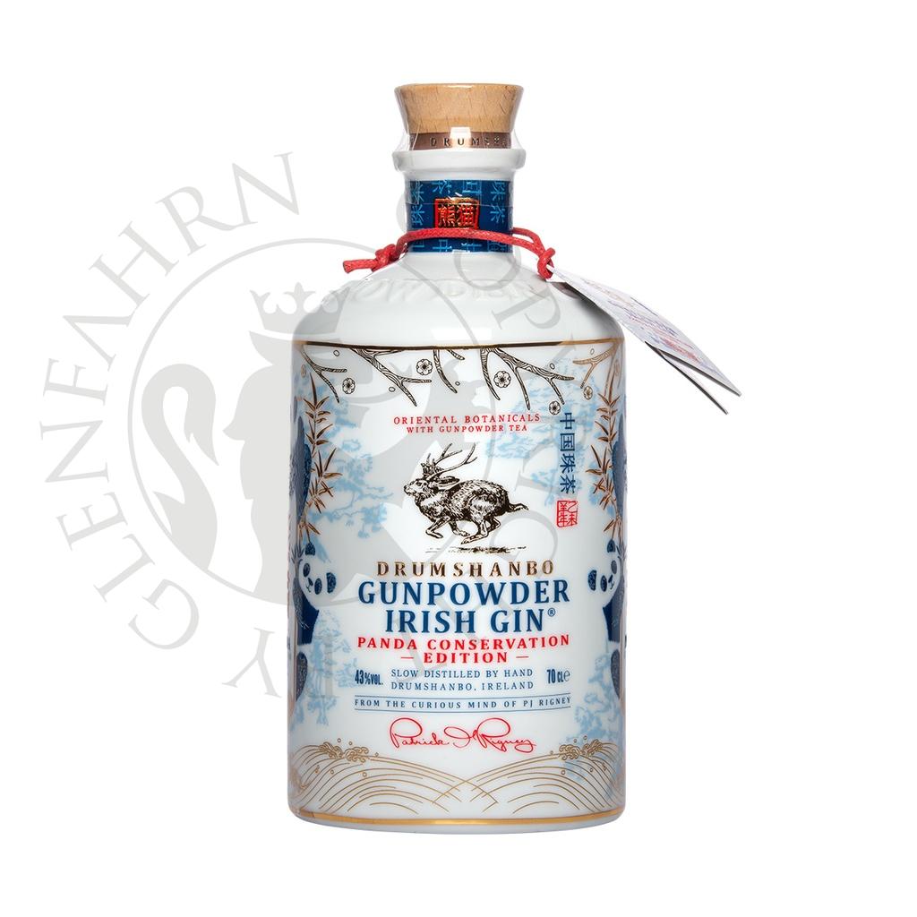 Drumshanbo Gunpowder Irish Gin Panda Conservation Edition Ceramic Collector's Bottle 70cl