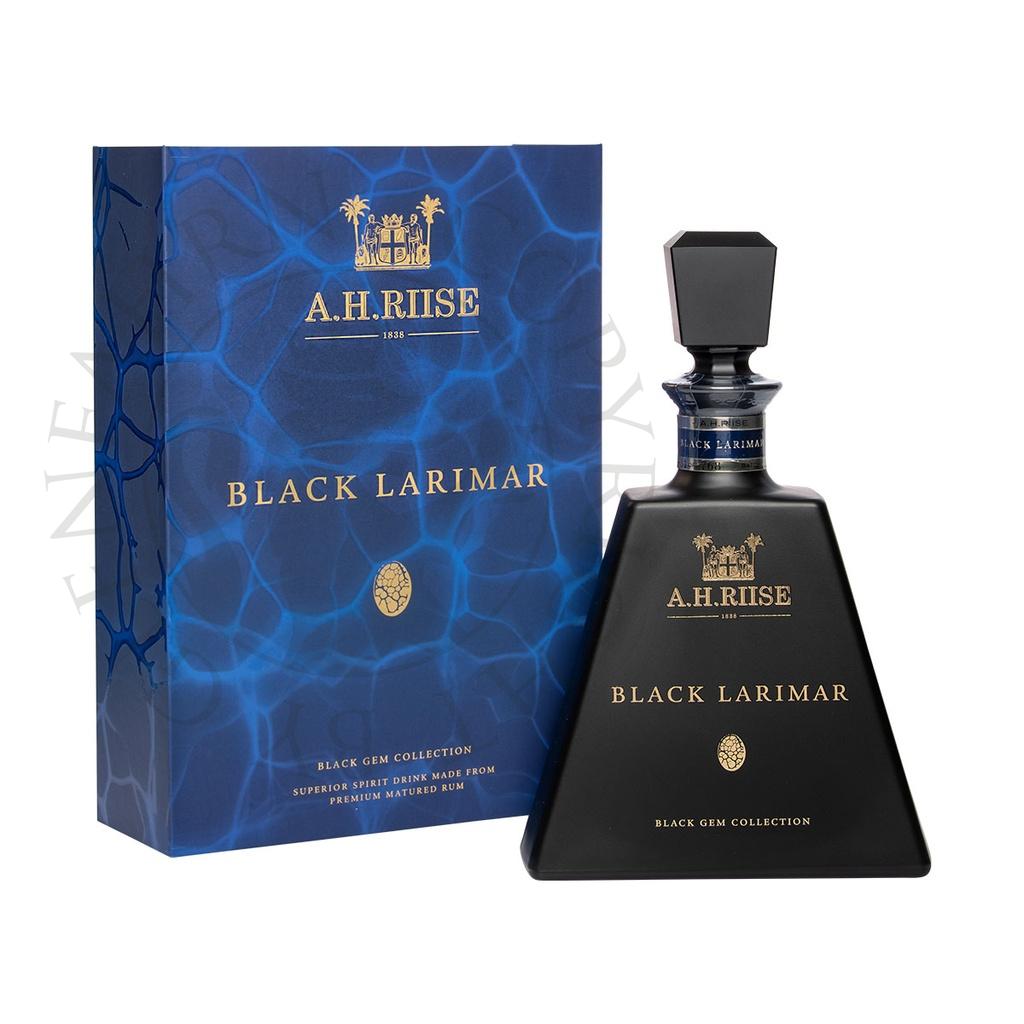 A.H. Riise Black Larimar Black Gem Collection Rum Spirit Drink 70cl