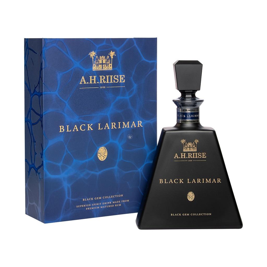 A.H. Riise Black Larimar Black Gem Collection Rum Spirit Drink 70cl
