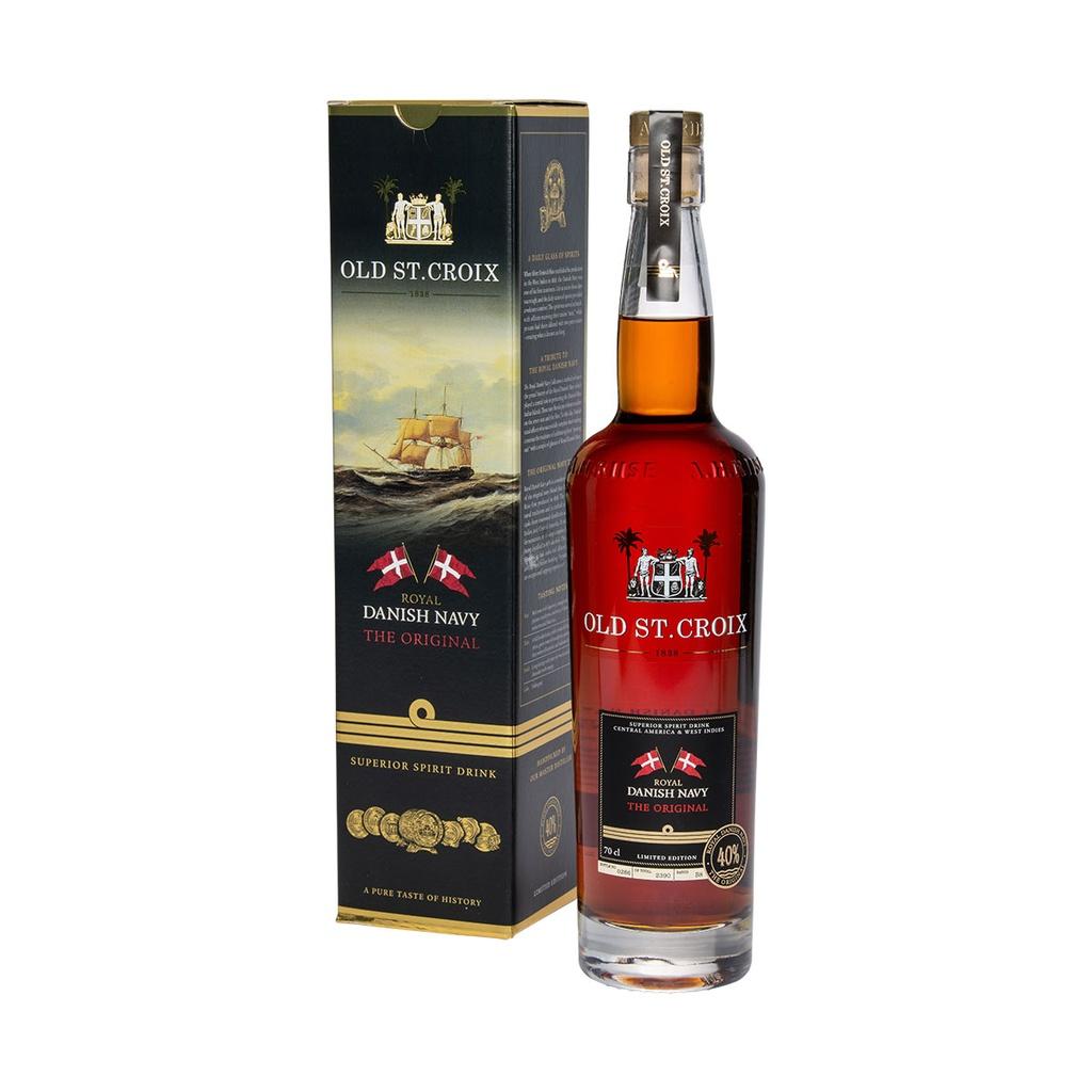 Old St.Croix (A.H. Riise) Royal Danish Navy The Original Rum Spirit Drink 70cl