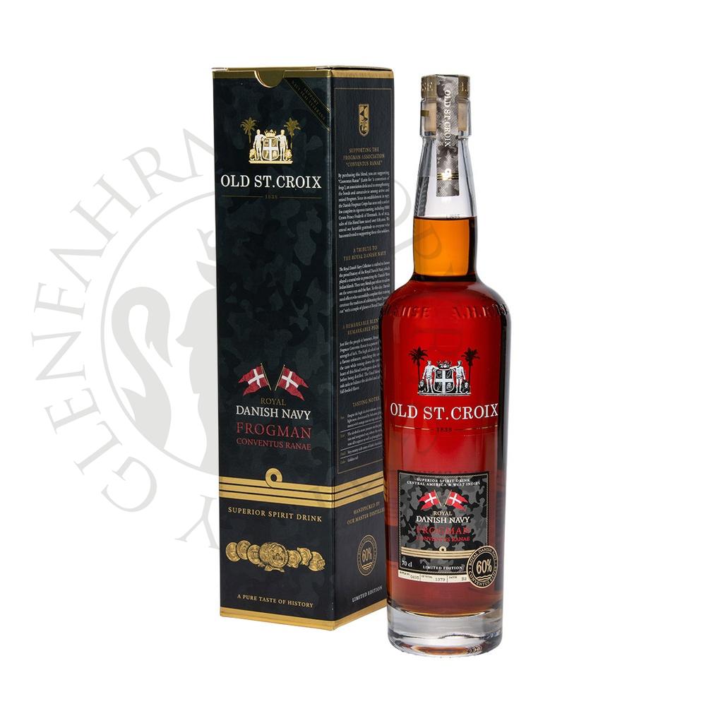 Old St. Croix (A.H. Riise) Royal Danish Navy Frogman Conventus Ranae Rum Spirit Drink 70cl