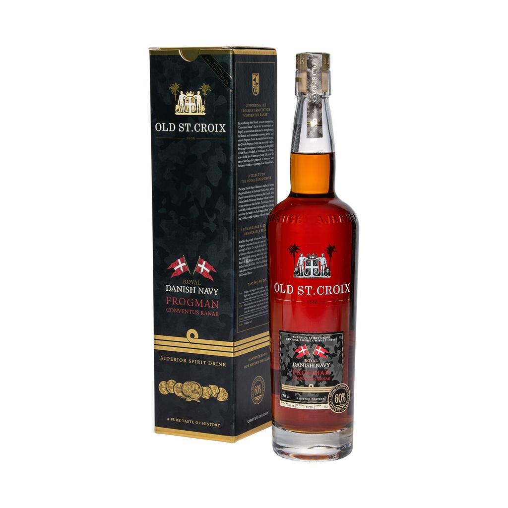 Old St. Croix (A.H. Riise) Royal Danish Navy Frogman Conventus Ranae Rum Spirit Drink 70cl