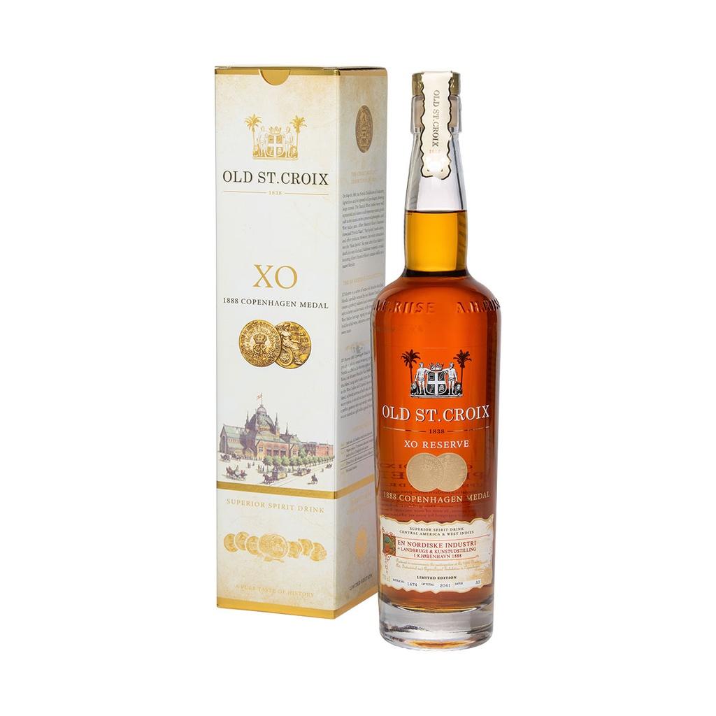 Old St.Croix (A.H. Riise) XO 1888 Copenhagen Gold Medal Reserve Rum Spirit Drink 70cl