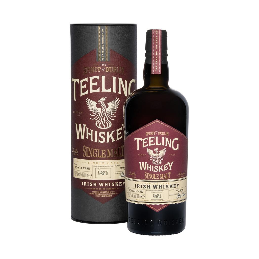 Teeling 2017 8y Cask#77562 Acacia Cask Finish bot. for Man's World Single Malt Irish Whiskey 70cl