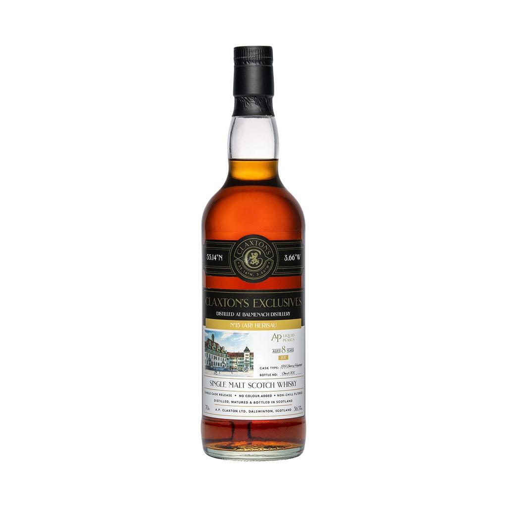 Balmenach 2017 8y HSP Edition No.15 Herisau Claxton's Single Malt Scotch Whisky 70cl