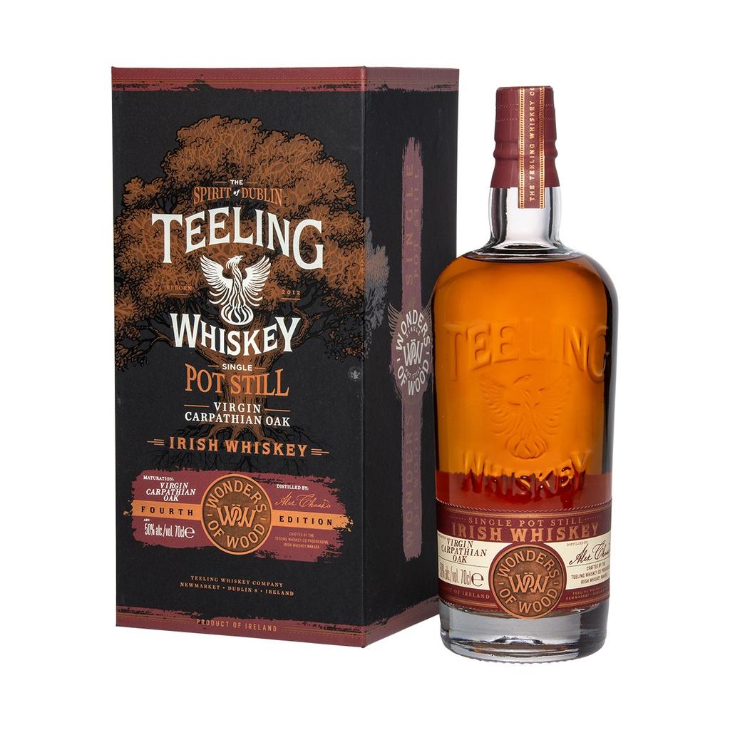 Teeling Wonders of Wood Fourth Edition Virgin Carpathian Oak Single Pot Still Irish Whiskey 70cl