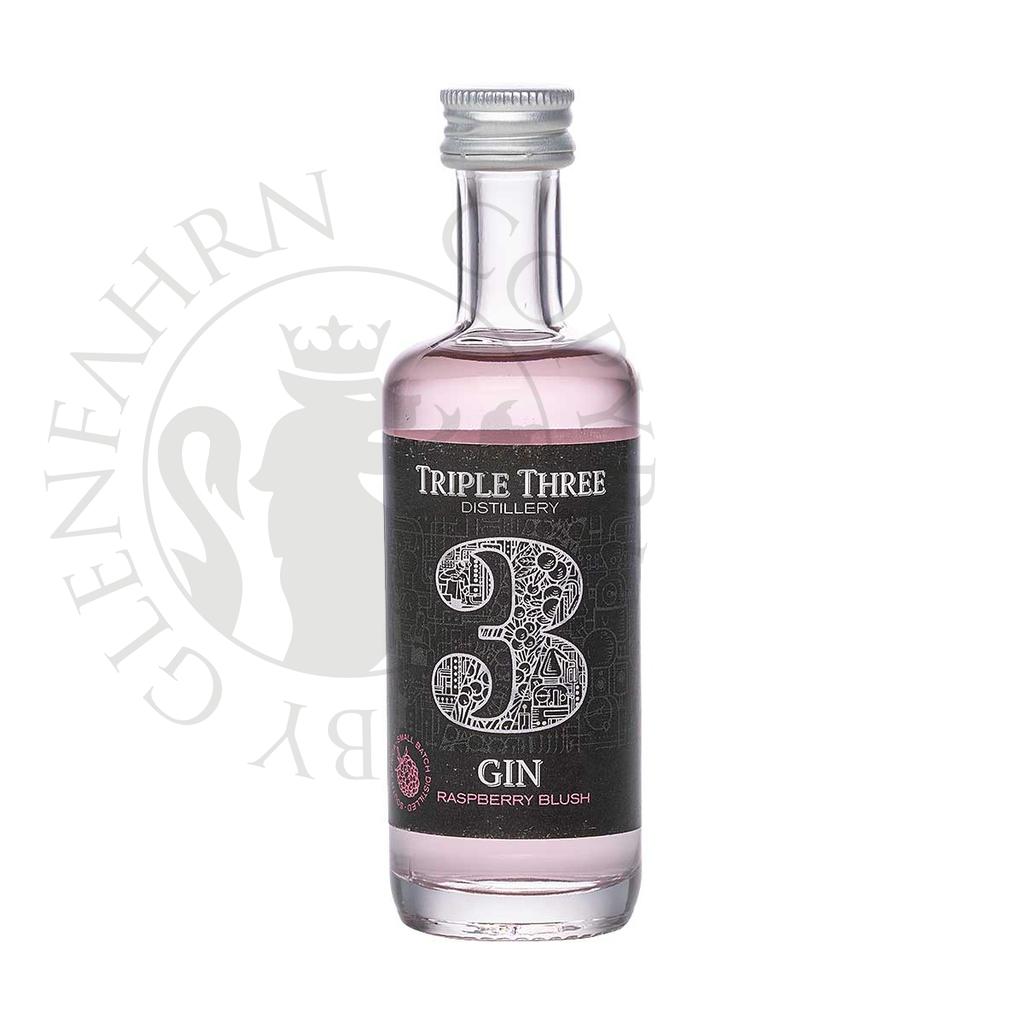 Triple Three Gin Raspberry Blush Miniature 5cl