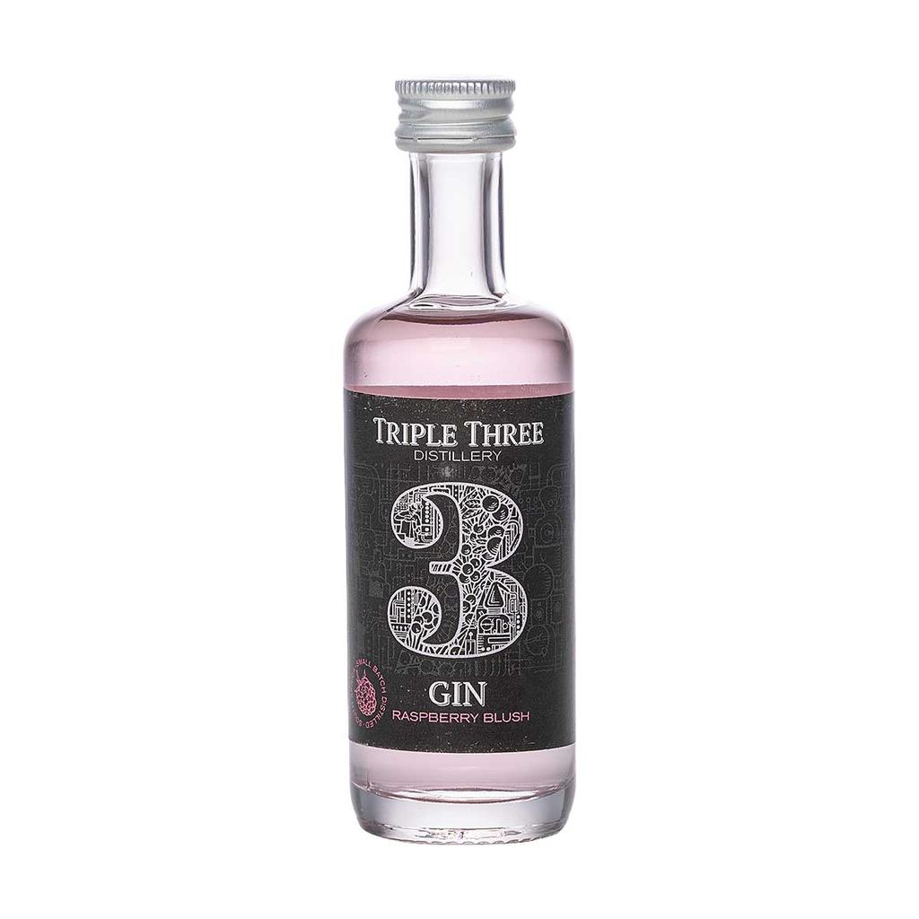 Triple Three Gin Raspberry Blush Miniature 5cl