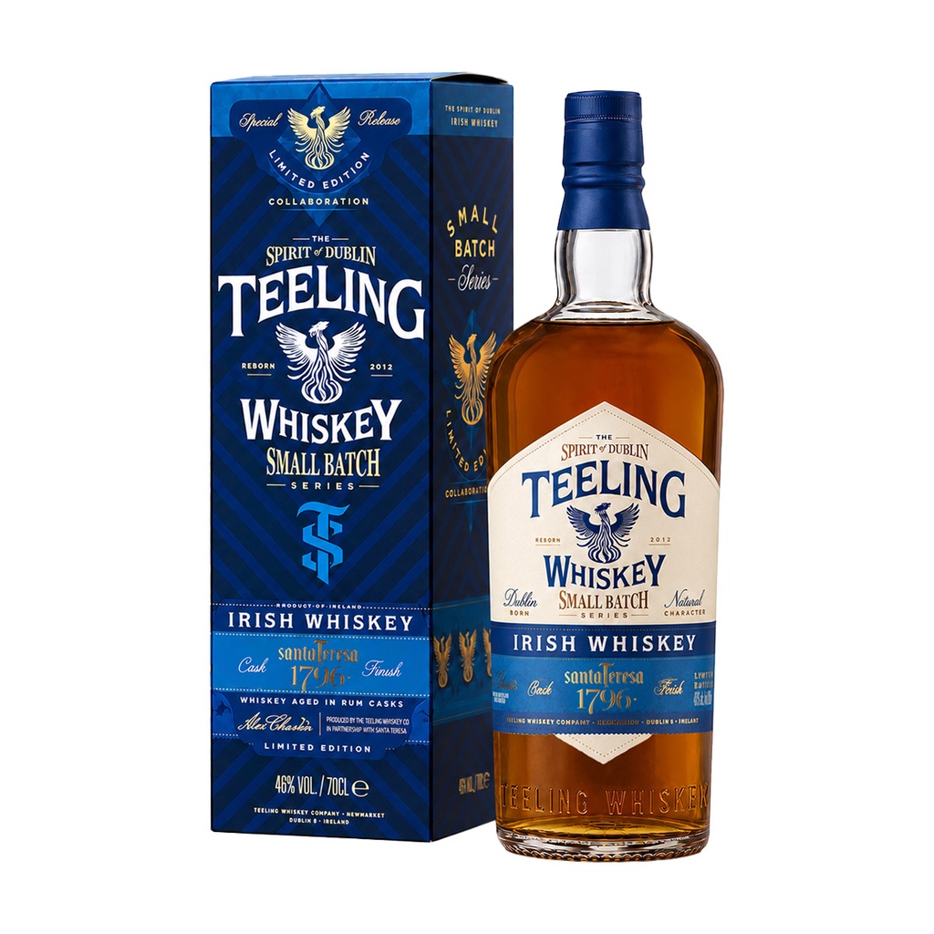 Teeling Santa Teresa Rum Cask Small Batch Colaboration Blended Irish Whiskey 70cl