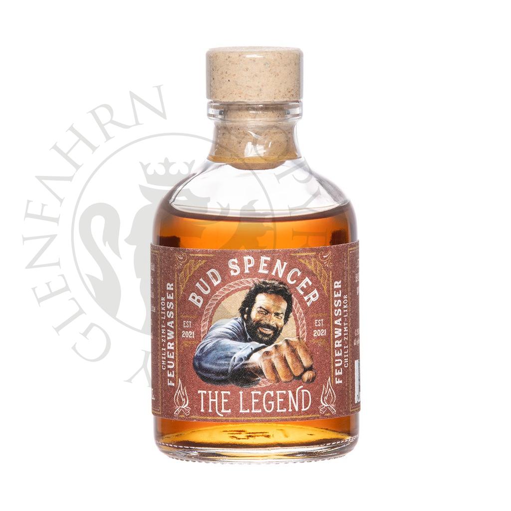 Bud Spencer The Legend Feuerwasser Miniature St.Kilian Chili Zimt Whisky Liqueur 5cl