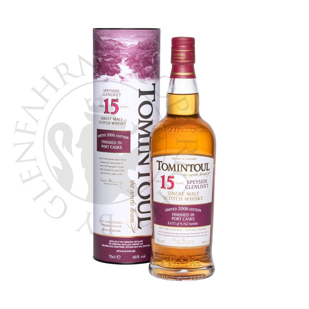 Tomintoul 2006 15y Port Cask Finished Single Malt Scotch Whisky 70cl