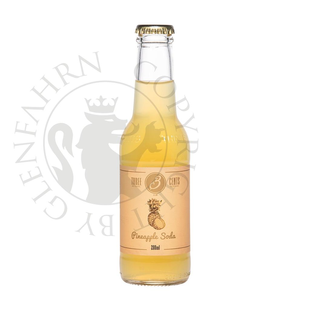 Three Cents Pineapple Soda 200ml