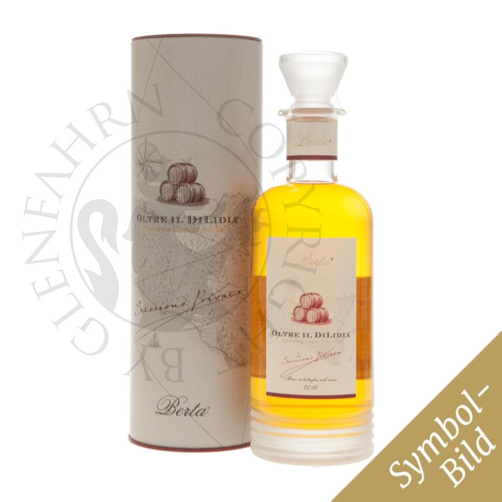 Berta Oltre Il DiLidia Grappa Invecchiata di Barbera Moscato ohne Tube 70cl