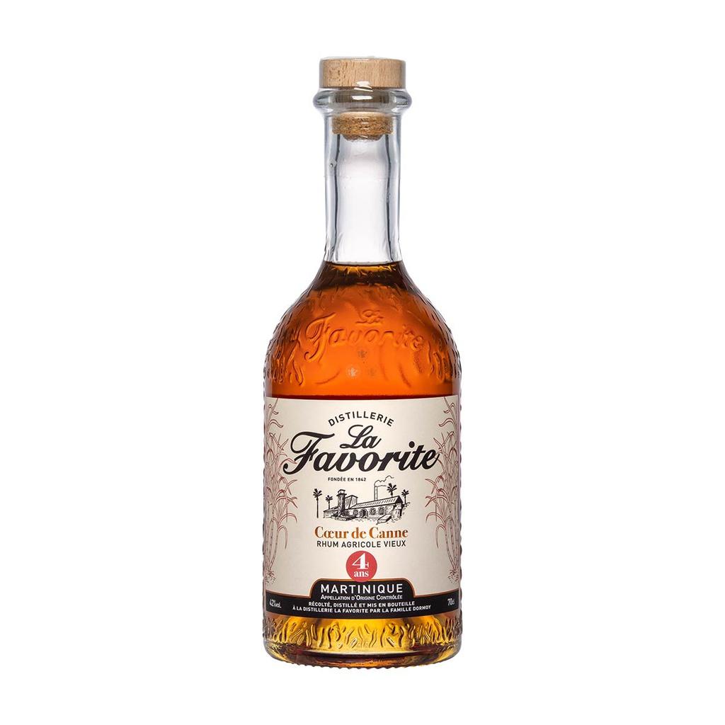 La Favorite Coeur de Canne 4 ans Rhum Agricole Vieux 70cl