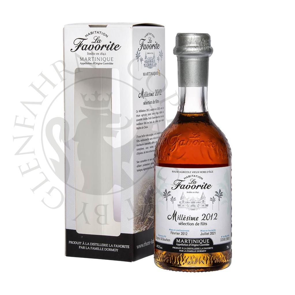 La Favorite Millesime 2012 9 ans Rhum Agricole Vieux Hors d'Age 70cl