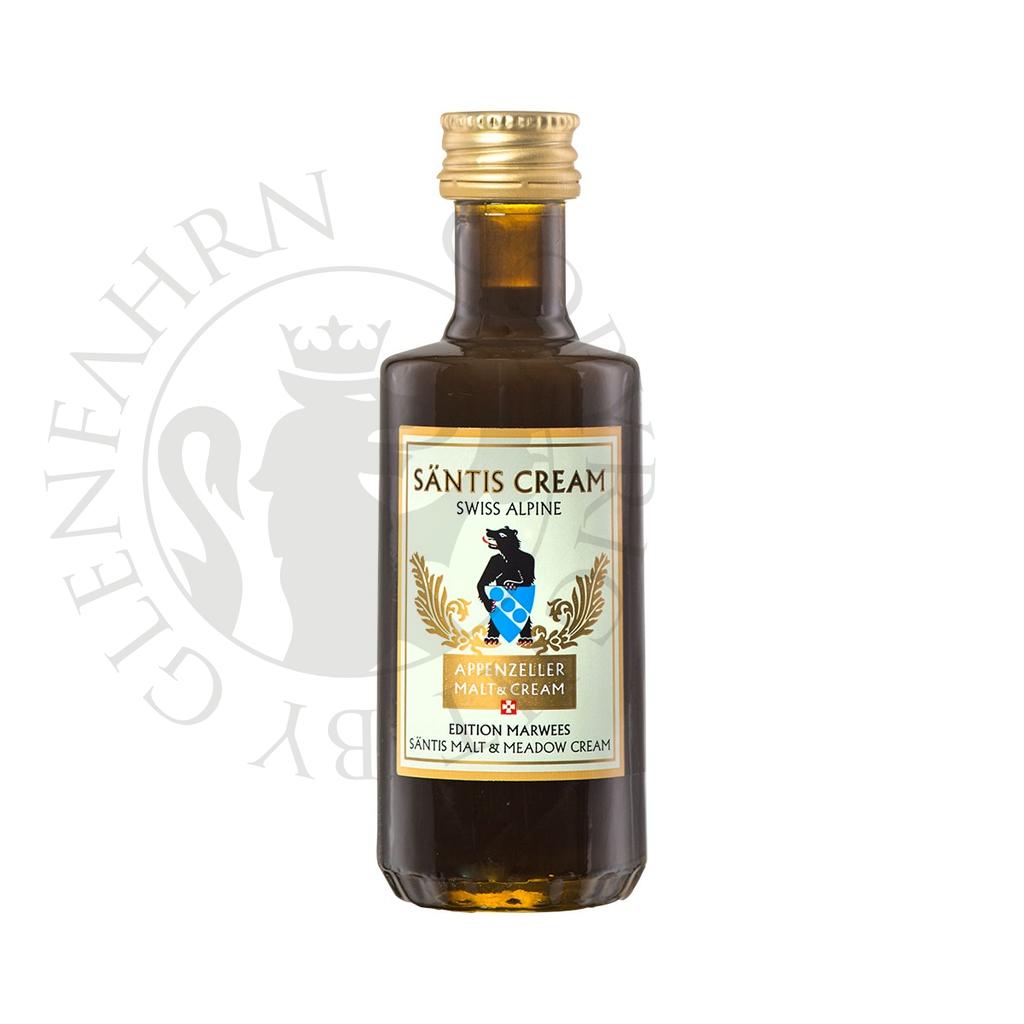 Säntis Cream Edition Marwees Miniature Swiss Alpine Whisky Cream Likör 4cl
